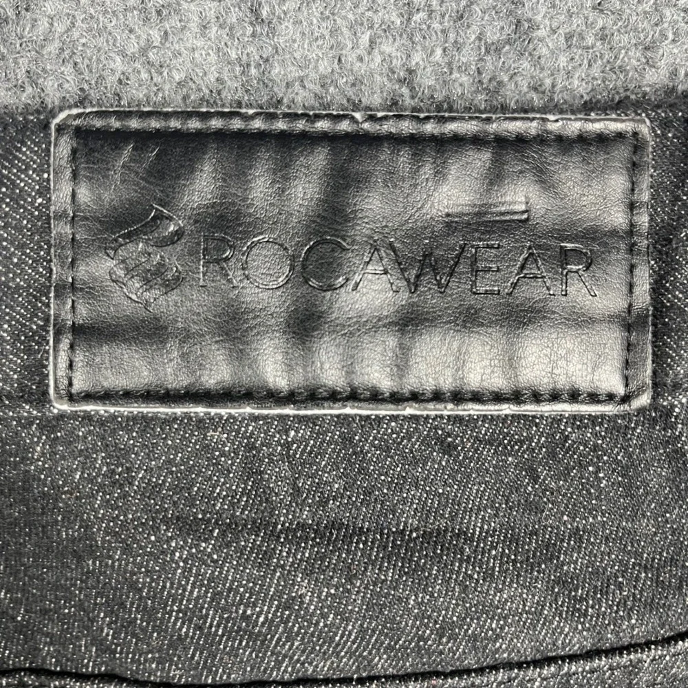 Rocawear Jeans Mens 50 Dark Indigo Classic Fit Embroidered Streetwear